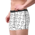thumbnail image 3 of Wukai Hand Drawn Turtle Print Men’s Underwear Breathable Boxer Briefs,&nbsp;Moisture Wicking & Breathable-, 3 of 7