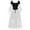 B-BK2, variant on 2025 Womens New MeshClothing Men Boots Lace Big Swing DressDress for Women Solid Color Long