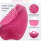 thumbnail image 5 of Esterilla de masaje de pies para usar en la ducha con ventosas antideslizantes, limpia, exfolia y masajea los pies, mejora la circulación sanguínea y alivia los pies doloridos (rosa), 5 of 5