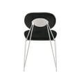 thumbnail image 5 of Gwen Contemporary Chair in Chrome with Black Velvet by LumiSource - Set of 2, 5 of 8