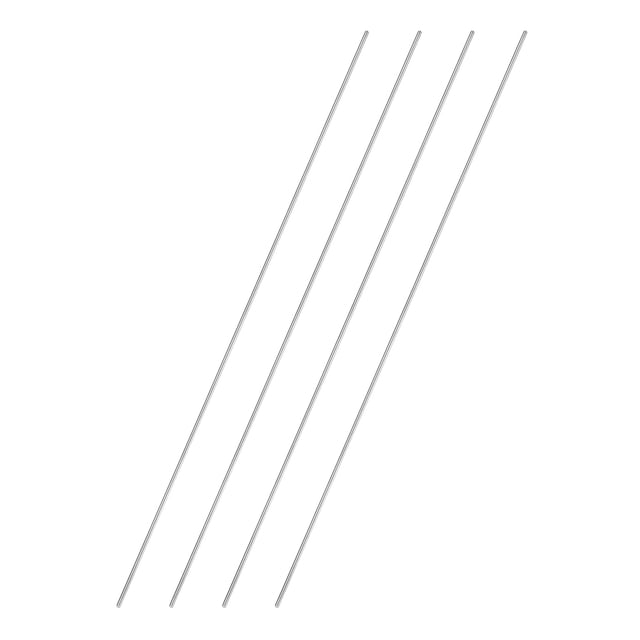 4 Pack 304 Stainless Steel Round Rod 5/64" Diameter 16" Length Solid Rod