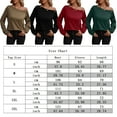 thumbnail image 2 of Women's Sweatshirt Long Sleeve Off Shoulder Casual Loose Tunic Tops Blouse, 2 of 5