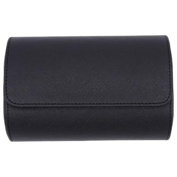Caja organizadora de relojes, organizador de relojes, estuche para el hogar, Día del Padre, para hombres 2 ranuras negro