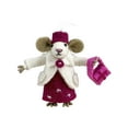 thumbnail image 1 of ¡No Te Lo Pierdas!, Adorno para bolso de lana con forma de ratón, caniche, profesor, doctor ratón Akmoler, 1 of 9