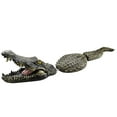 thumbnail image 2 of LuxeLiving Simulation Alligator Floating Decor, Handmade Eco-Resin Pond Pool Ornament, Scare Waterfowl Thief Outdoor Decor, 2 of 5