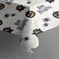 thumbnail image 3 of Halloween Happy Halloween Pumpkins and Spiders Rectangle Tablecloth 60"x84",Waterproof Polyester Rectangle Table Cloth, Wipeable Spillproof Polyester Tablecloth for Dining, Camping, Indoor and Outdoor, 3 of 5