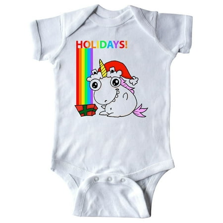 

Inktastic Holiday Unicorn Gift Baby Boy or Baby Girl Bodysuit