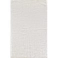 thumbnail image 1 of Radiance Collection Solid Contemporary 100 Percent Viscose Hand Loomed Area Rug, White - 3 ft. 9 in. x 5 ft. 9 in., 1 of 1