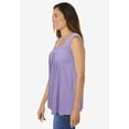 thumbnail image 3 of Woman Within Plus Size Swing Square Neck Pocket Tunic, 3 of 3