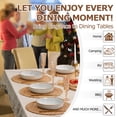 thumbnail image 6 of Vesteel Pasta Bowl Set of 4, 22oz Stoneware Salad Pasta Serving Bowls for Soup Dinner Cereal, Microwave & Dishwasher Safe, Seashell White, 6 of 8