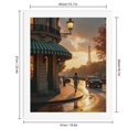 thumbnail image 2 of Paint by Numbers Kit for Adults, Paris Street Sunset Eiffel Tower Paint by Numbers, Easy Paint by Numbers Kit for Adults Beginner, DIY Adult Paint by Number Kits on Canvas, Home Decor, 2 of 7