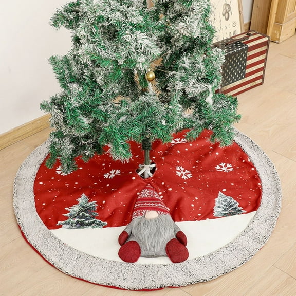 Chmadoxn Christmas Decorations Christmas Tree Skirt Tree Skirt Gift Christmas Tree Apron Christmas Tree Bottom Decoration Supplies Xmas Tree Ornaments