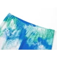 thumbnail image 5 of Beezizac Little Big Boys Pajamas Tie Dye Blue & Green 2-Piece Snug-fit Long Sleeves Soft PJ Set Toddler Kid Size 8, 5 of 7