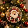 thumbnail image 3 of Christmas Diamond Painting Ornaments Kit, 9.84" 3D Sparkle Xmas Hanging Decorations, DIY Gem Art Craft Set for Adults & Craft Lovers, Holiday Tree Decor, 3 of 6