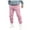 Pink, variant on OJinShaWanO Petite Pants Mens Autumn and Winter High Street Fashion Leisure Loose Sports Outdoor Running Sweater Pants Trousers Pants