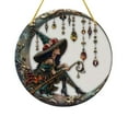 thumbnail image 1 of TQEHS Hermoso adorno para colgar en la ventana con diseño de bruja personalizado, atrapasol, decoraciónξ& F4H9, 1 of 1