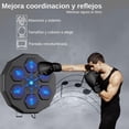 thumbnail image 4 of Kit de Máquina de Boxeo Musical y Guantes de Boxeo 14 Oz  Bluelander con Protector Bucal, Negro Mate, 4 of 5