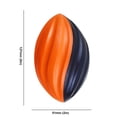 thumbnail image 4 of Pelota Rugby en Espiral Rebote Lento para Entrenamiento Uso Al Aire Libre () Naranja, 4 of 4