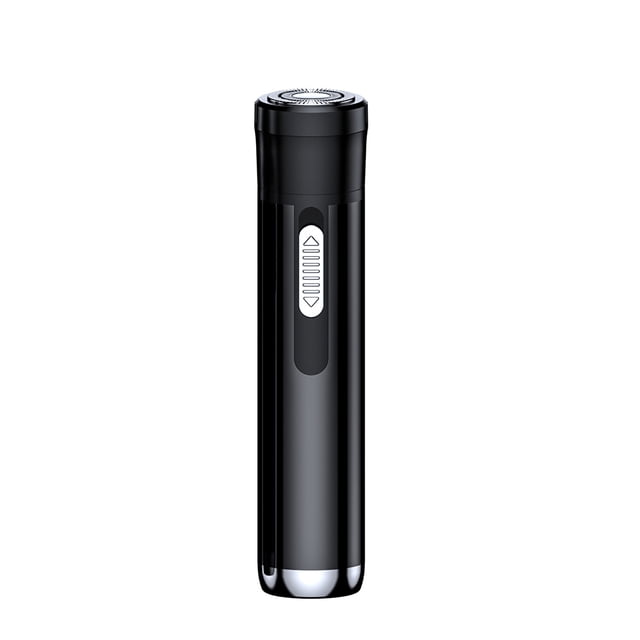 Qarigey Recortador de pelo eléctrico para la nariz, portátil, práctico, a prueba de polvo, desmontable, lavable, removedor de cortapelos con cepillo Juegos de afeitado Negro Qarigey CE013886-02B