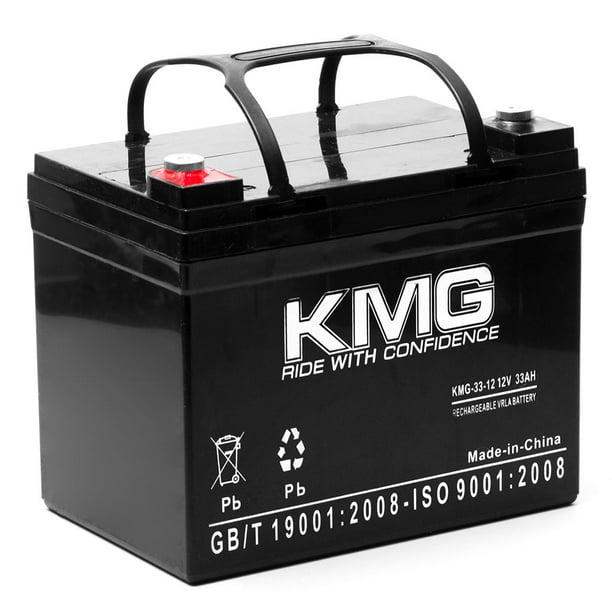 KMG 12V 33Ah Batterie de Remplacement Compatible avec les Mérites Santé S142 SP43 SP44