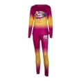 thumbnail image 2 of Sunisery Women Tracksuit Tie Dye Print Long Sleeve Sweatshirt Long Pants Outfits, 2 of 7