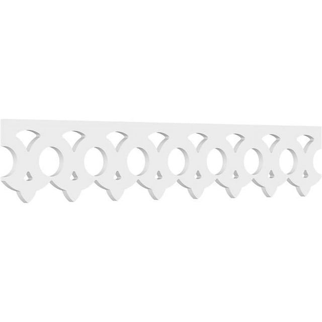 Ekena Millwork RUNP08X0625X48PLY 8 x 48 Po Pas 0,62 Po de PVC de Qualité Architecturale de la Bouche