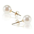 thumbnail image 2 of Cterwk 5 Pairs Pearl Stud Earrings Set Tiny Small and Big Ball Pearl Earrings for Women, 5-10mm, 2 of 6