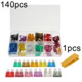 thumbnail image 3 of Blade Fuse Assortment Kit, 141Pcs 2/3/5/7.5/10/15/20/25/30/35/40Amp Car Fuses Assortment Kit with Clip, 3 of 7