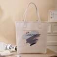 thumbnail image 5 of Sunveno Women's Canvas Tote Bag Should Bag, Beige, 5 of 8