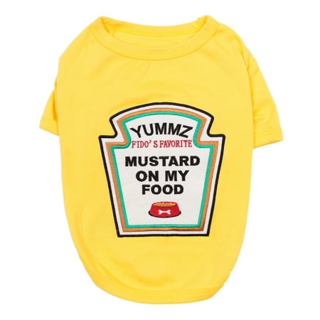 Mustard Licker Dog Costume Shirt - Large