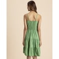 thumbnail image 4 of Moomaya, Knee Length Cotton Dress, Tiered, Casual Cute Summer Dress, 4 of 8