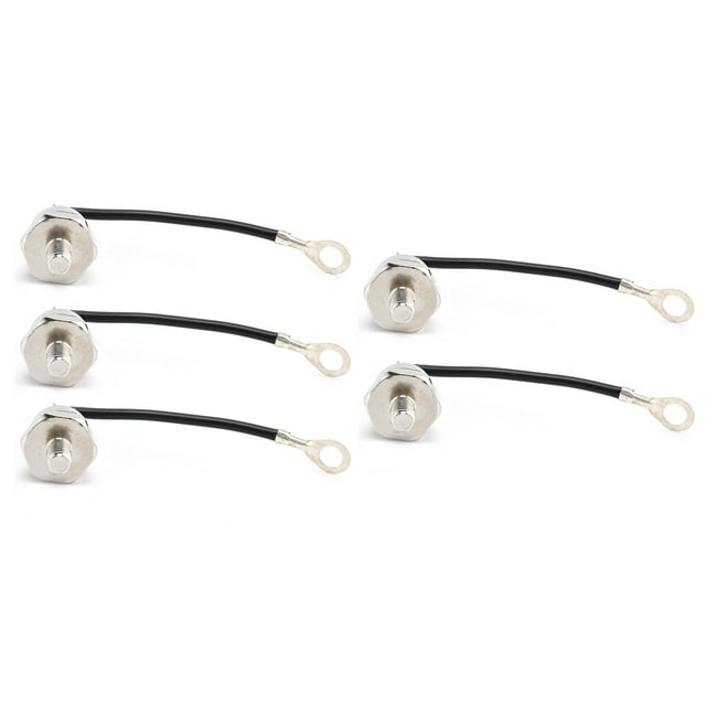 Diodo Rectificador Amonsee 40HF-120 Con Cable Negro 5 Piezas Para Máquina De Soldadura
