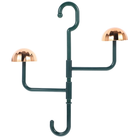 unbranded Rotating Coat Rack Stand Seat Clothes Hanging Racks Tote Bag Green