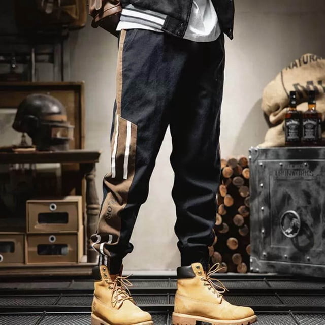 Men's Cargo Pants Spring Work Casual Tapered Pants Elastic Cargo Pants for Versatile Style and Functionality