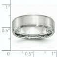 thumbnail image 5 of Cobalt Beveled Edge Satin 7mm Band, 5 of 9