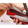 thumbnail image 3 of Bostitch Office InPower Spring-Powered Premium Desktop Stapler - One Finger, No Effort, Red/Silver (1117), 3 of 3
