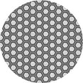 thumbnail image 1 of Ahgly Company Machine Washable Indoor Round Transitional Platinum Silver Gray Area Rugs, 8' Round, 1 of 7