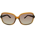 thumbnail image 2 of Guess  Plastic Womens Square Sunglasses Amber Brown 60mm Adult, 2 of 3