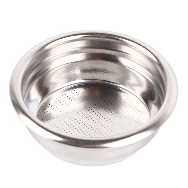 Filter 22g Porous Filter Basket Stainless Steel Coffee Portafilter Filter 2 Cup Coffee Filter Bowl for 58mm Handle