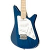 Ernie Ball Music Man Albert Lee SSS Electric Guitar with Tremolo Bridge Transparent Blue Maple