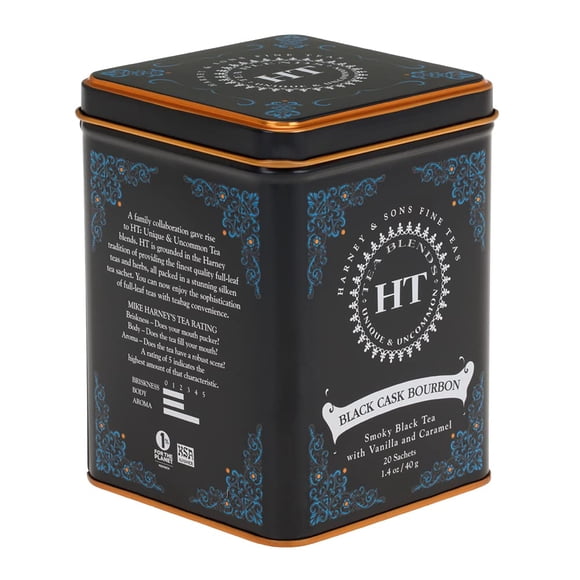 Té Harney & Sons Black Cask Bourbon 20 sobres