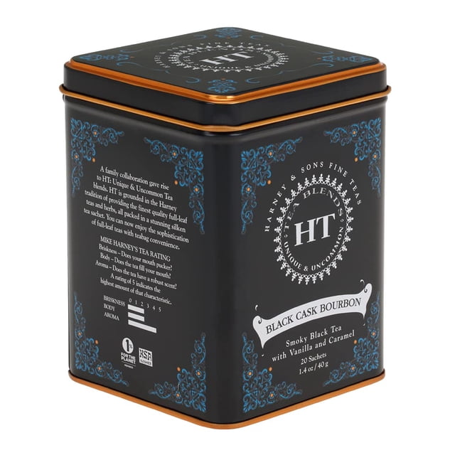 Té Harney & Sons Black Cask Bourbon 20 sobres