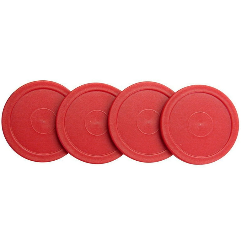 TOYMYTOY Airhockey Pushers Pucks Set of 4 Handles + 4 Lints + 8 Pills