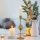 thumbnail image 1 of Candelabro de Hierro de Estilo Escandinavo | Candelabro Geométrico de Metal Dorado o Negro | Decoración de Mesa Multialtura para Cenas Románticas, Ambiente Hogareño, Centro de Mesa de Boda o Decoraci, 1 of 6