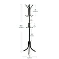 thumbnail image 4 of Mind Reader Freestanding Coat Rack, Multi-Tier Organizer for Office and Entryway, Metal, Black, 4 of 10