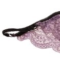 thumbnail image 3 of Sexy Elástico Tanga Tanga Bikini Panty Lencería De Tiro Bajo M Morado Oscuro Sunnimix Mujer de encaje de la ropa interior, 3 of 7