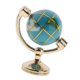 thumbnail image 5 of Soporte Dorado Tellurion 1/12 Casa de Muñecas Perfke Azul Claro Globo en Miniatura, 5 of 7