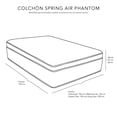 thumbnail image 2 of Colchón King Size + Protector de Colchón + Almohada de Osos Spring Air Phantom, 2 of 8