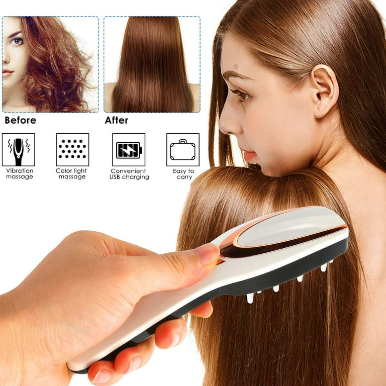 Hair Growth Comb Electric, Red Light Scalp Massager Comb for Hair Growth,  Stimulate Hair Follicle Stress Relax for Anti Hair Loss