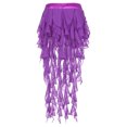 thumbnail image 4 of Kaerm Womens Belly Dance Accessories Lace-up Hip Scarf Wrap Belts Belly Dance Skirt Performance Purple One Size, 4 of 7